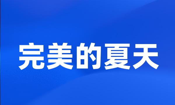 完美的夏天