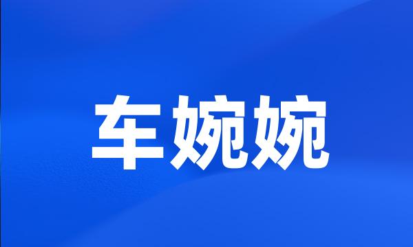 车婉婉