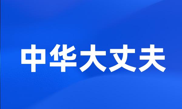 中华大丈夫