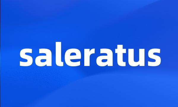 saleratus