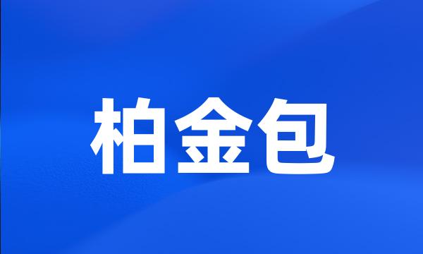 柏金包