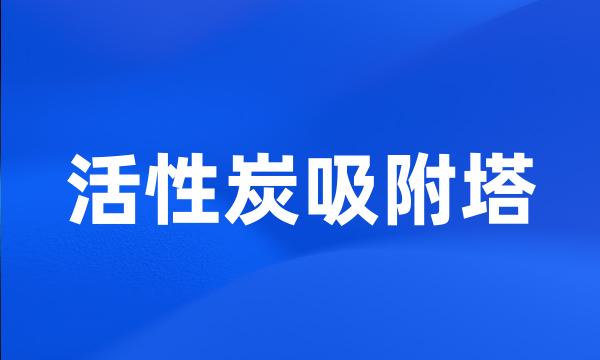 活性炭吸附塔