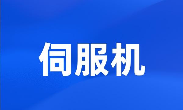 伺服机