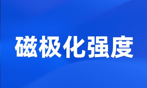 磁极化强度