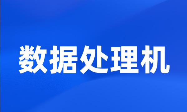 数据处理机