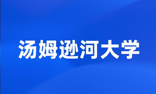 汤姆逊河大学