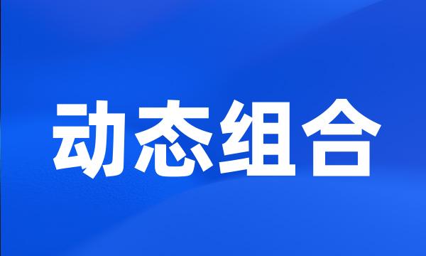 动态组合