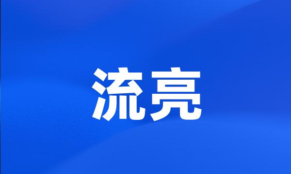 流亮