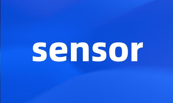 sensor