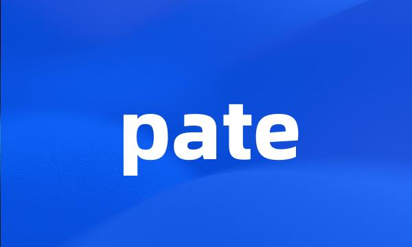 pate