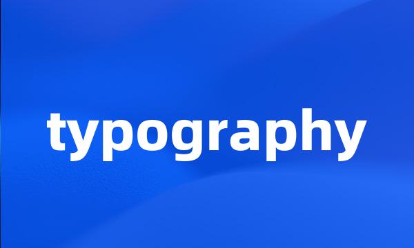typography
