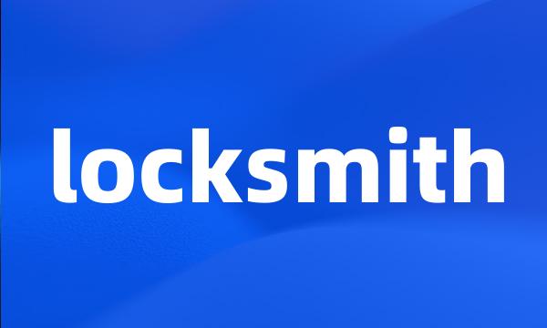 locksmith