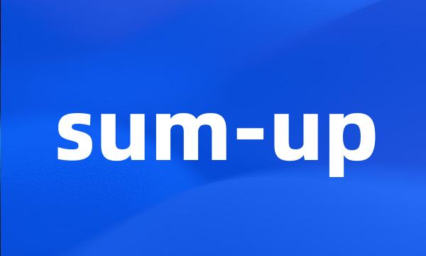 sum-up