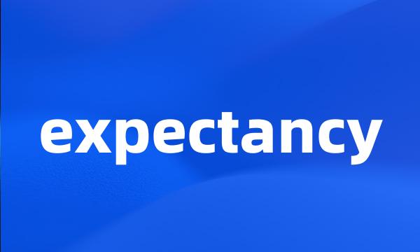 expectancy