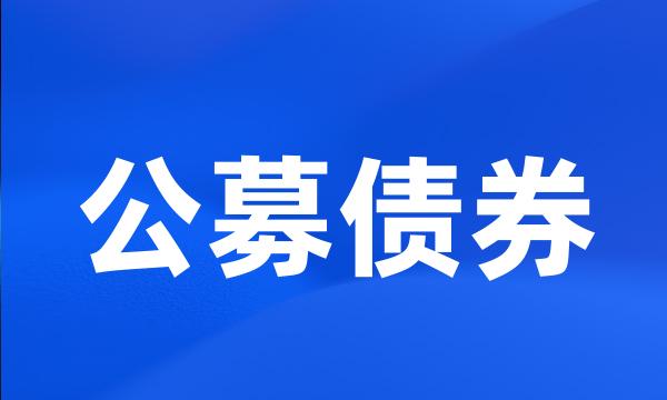 公募债券