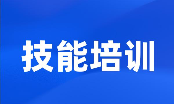 技能培训