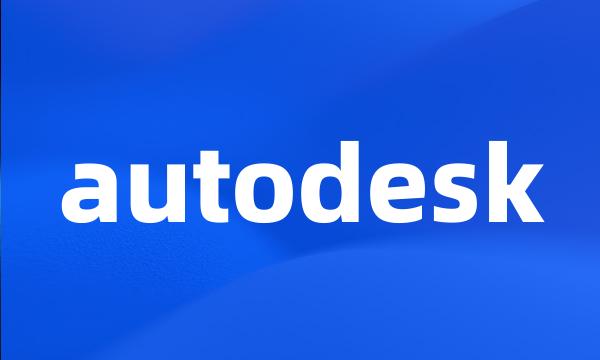 autodesk