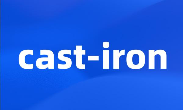 cast-iron