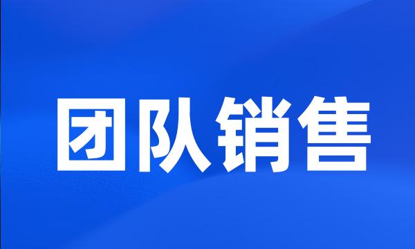 团队销售