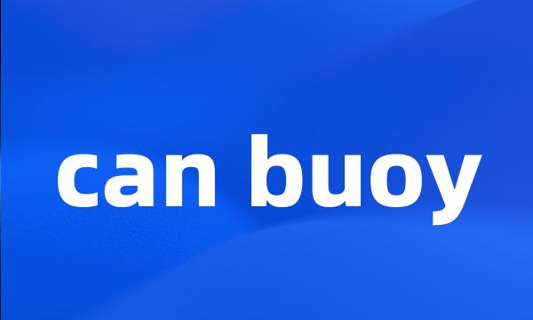 can buoy