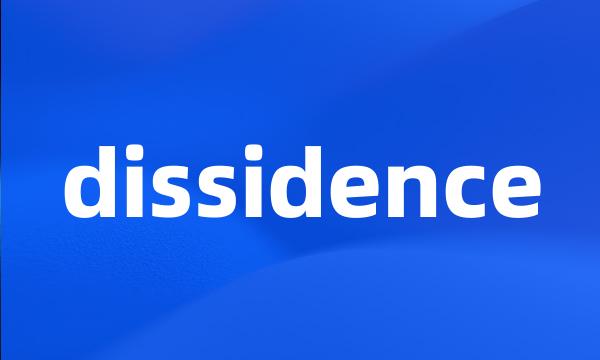dissidence