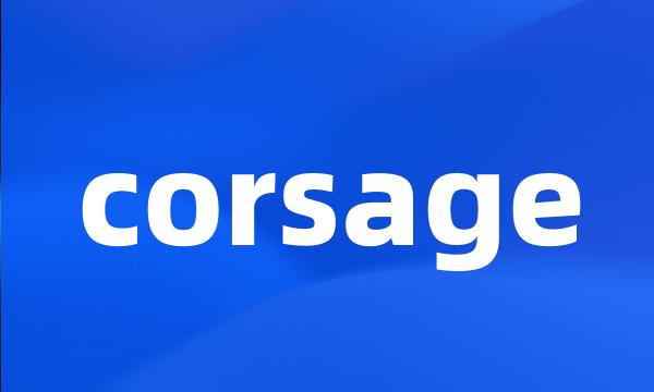 corsage