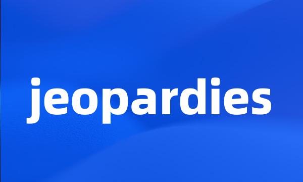jeopardies