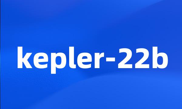 kepler-22b