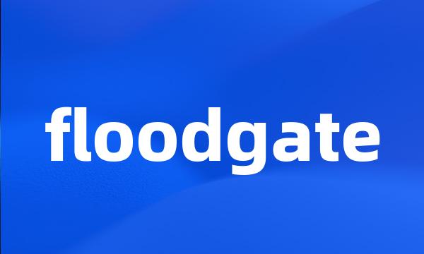 floodgate