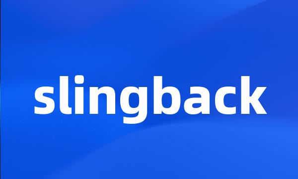 slingback