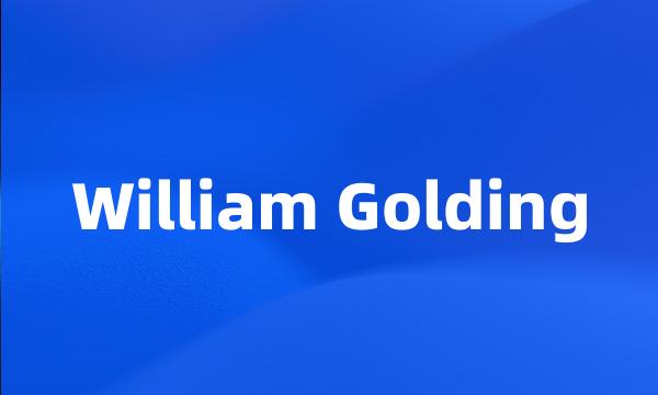 William Golding