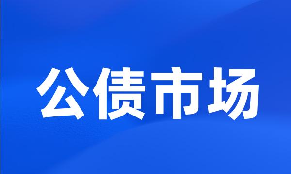 公债市场
