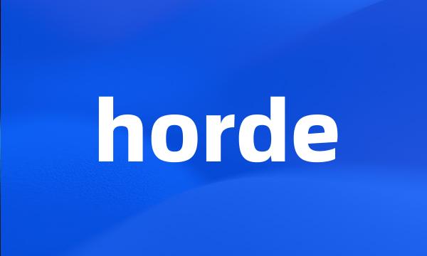 horde