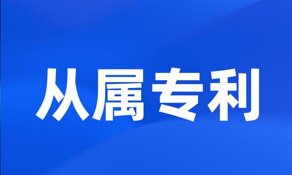 从属专利