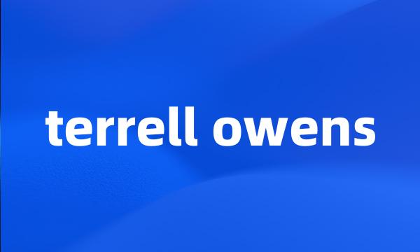 terrell owens