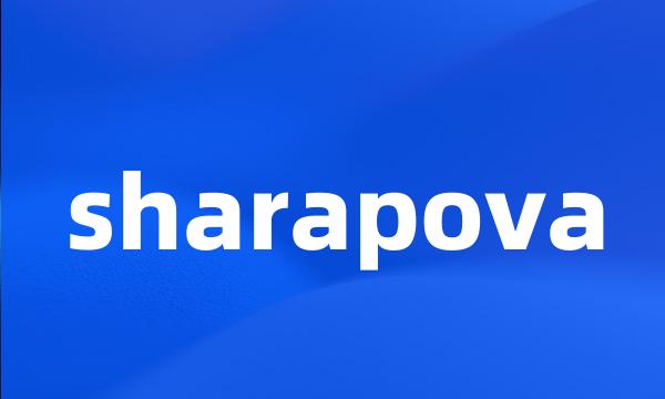 sharapova