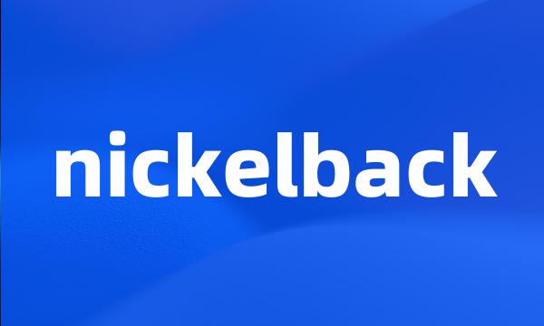 nickelback