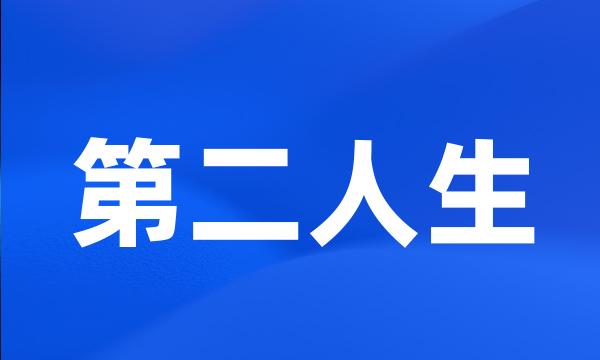 第二人生