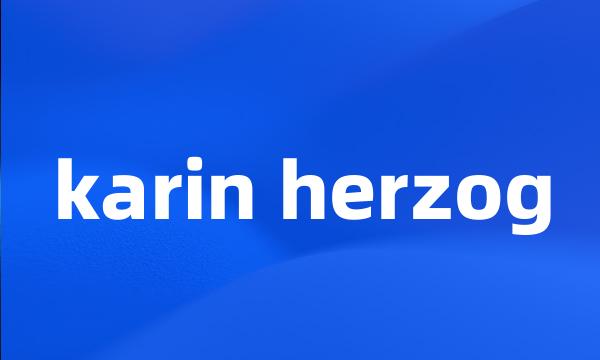 karin herzog