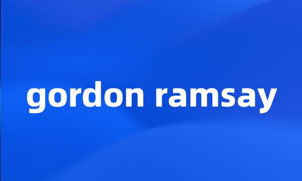 gordon ramsay