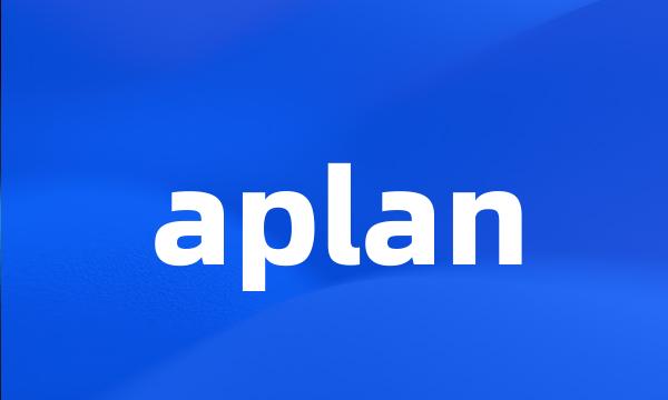 aplan