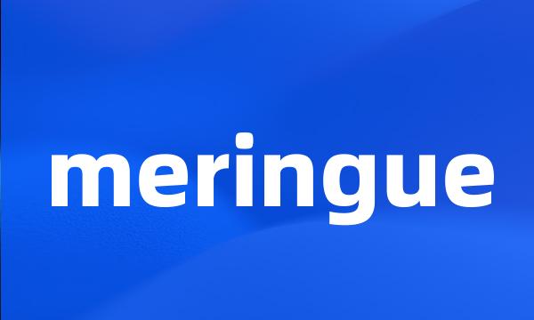 meringue