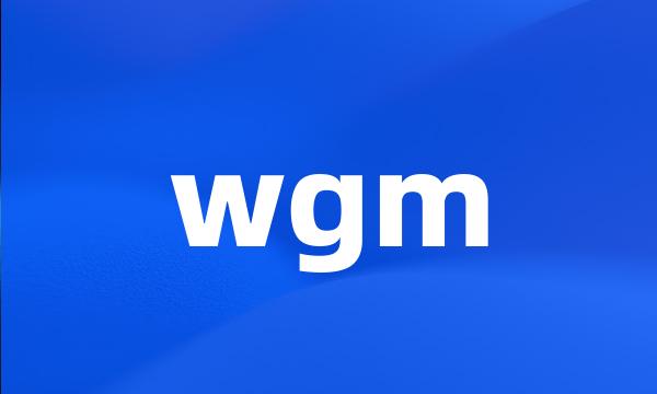 wgm