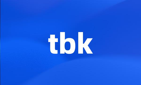 tbk