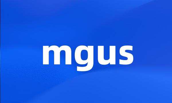 mgus