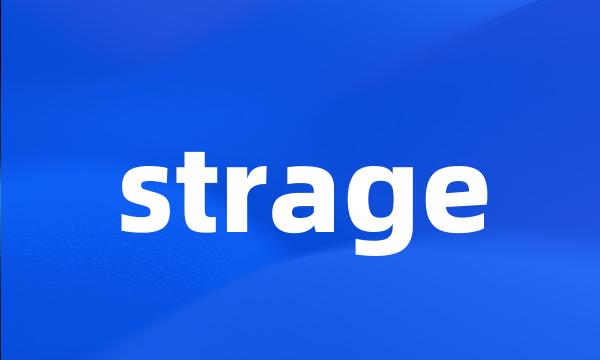 strage