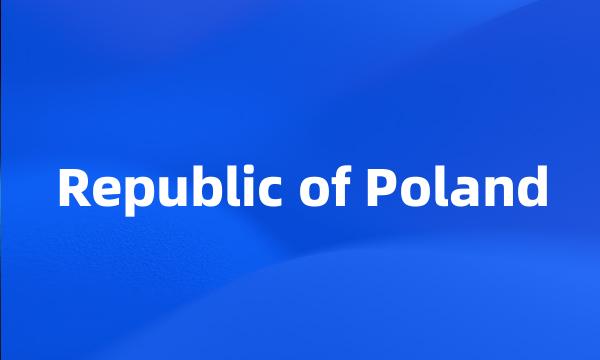 Republic of Poland