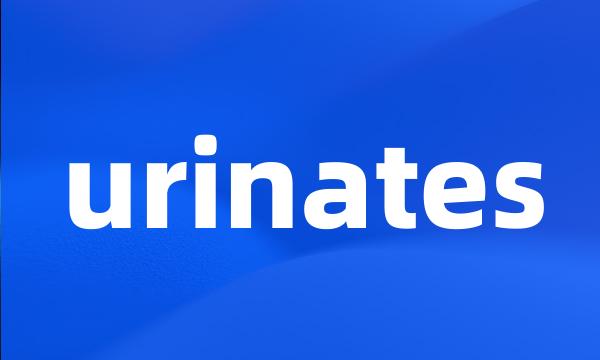 urinates