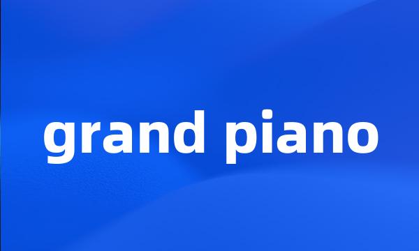 grand piano