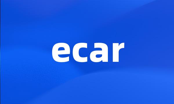 ecar